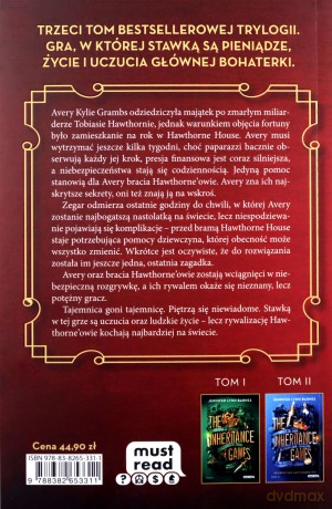 The Inheritance Games. Tom III. Ostatni gambit - Jennifer-Lyyn Barnes [KSIĄŻKA]
