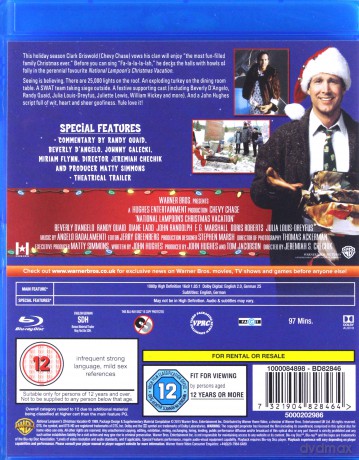 National Lampoon's Christmas Vacation (W krzywym zwierciadle: Witaj Święty Mikołaju) [Blu-Ray]