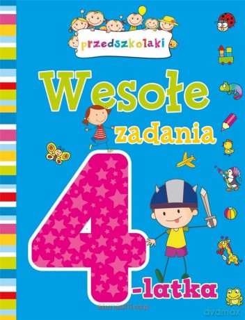 Wesołe zadania 4-latka - Elżbieta Lekan, Joanna Myjak [KSIĄŻKA]