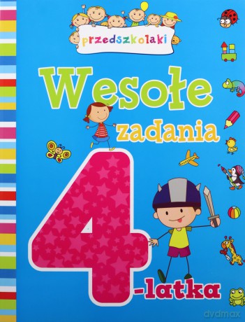 Wesołe zadania 4-latka - Elżbieta Lekan, Joanna Myjak [KSIĄŻKA]