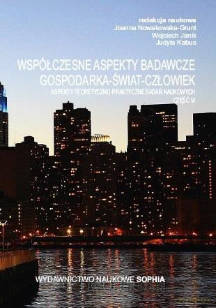 Współczesne aspekty badawcze.. cz.6 [KSIĄŻKA]