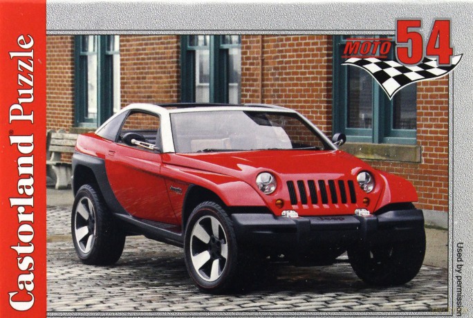 CASTOR 54 MINI Jeep Jeepster A-08521-M [PUZZLE]