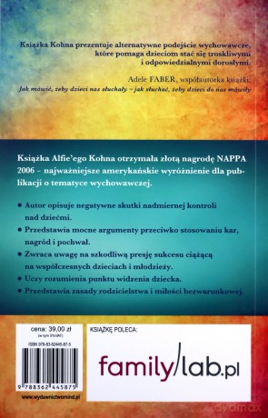 Wychowanie bez nagród i kar - Alfie Kohn [KSIĄŻKA]