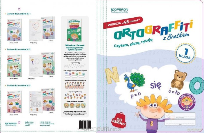 Teczka do zestawu Ortograffiti z Bratkiem 1 45 min