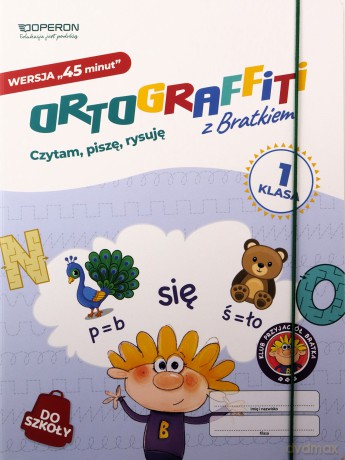 Teczka do zestawu Ortograffiti z Bratkiem 1 45 min