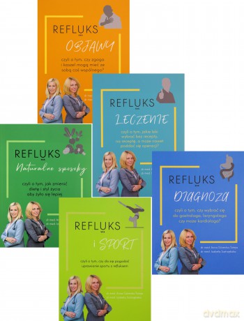 Zestaw: Refluks - Anna Górecka-Tuteja, Izabela Jastrzębska [KSIĄŻKA]