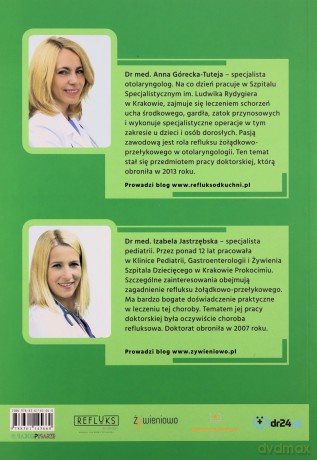 Zestaw: Refluks - Anna Górecka-Tuteja, Izabela Jastrzębska [KSIĄŻKA]