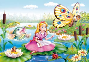 CASTOR 80 MINI Calineczka z motylkiem A-08514-B [PUZZLE]