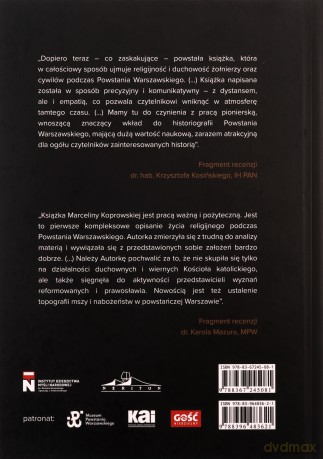 Życie religijne podczas Powstania Warszawskiego - Marcelina Koprowska [KSIĄŻKA]
