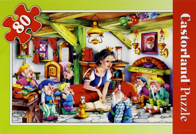 CASTOR 80 MINI Królewna i siedem krasnoludków A-08514-B [PUZZLE]