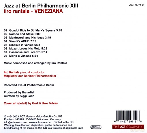 Iiro Rantala: Veneziana [CD]
