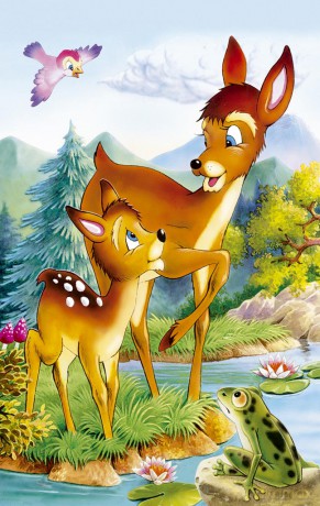 CASTOR 80 MINI Sarenka i Bambi A-08514-B [PUZZLE]