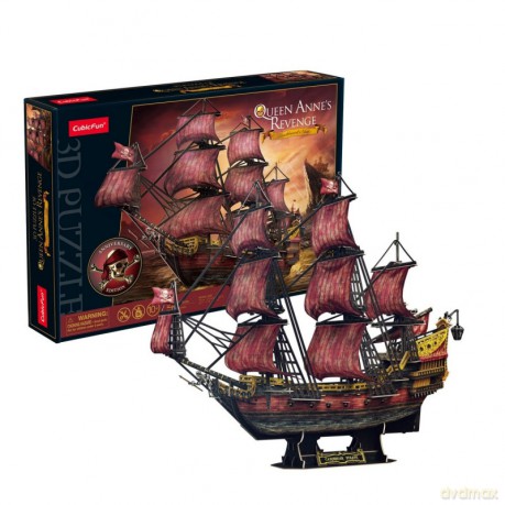 Puzzle 3D Zemsta Królowej Anny - Wersja Jubileuszowa [PUZZLE]