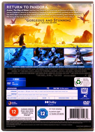 Avatar: The Way Of Water (Avatar: Istota wody) [DVD]