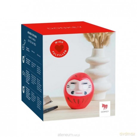 Amulet Daruma czerwony
