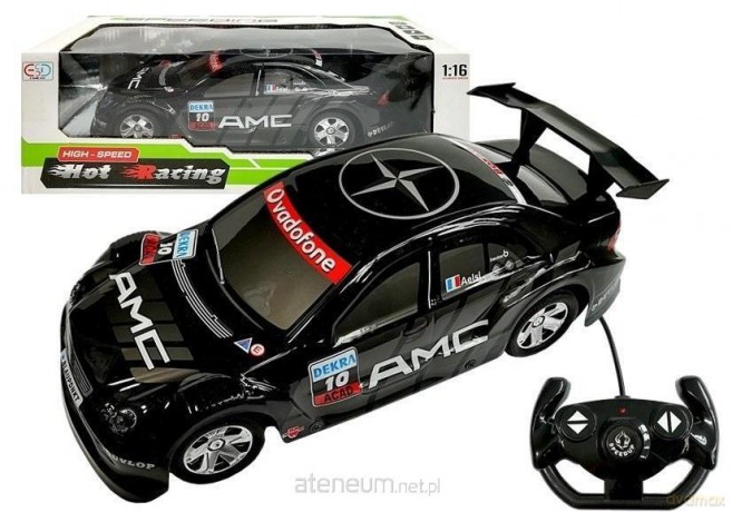 Auto sportowe czarne R/C 1:16