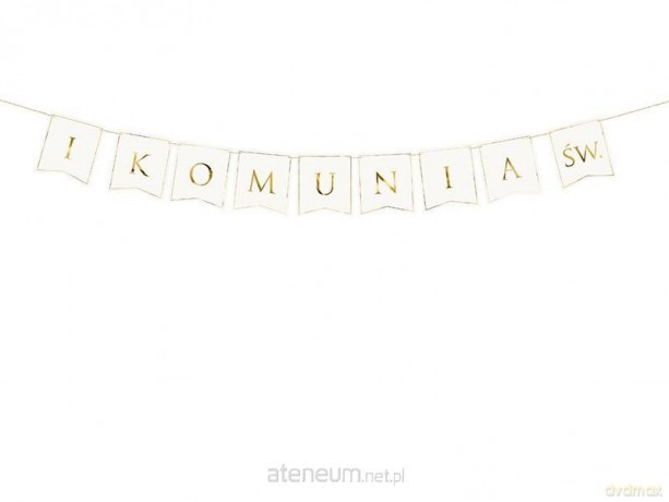 Baner I Komunia Święta 15x133 cm