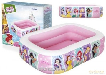 Basen dmuchany Księżniczki Disney 200x146x48 cm [SPORT]