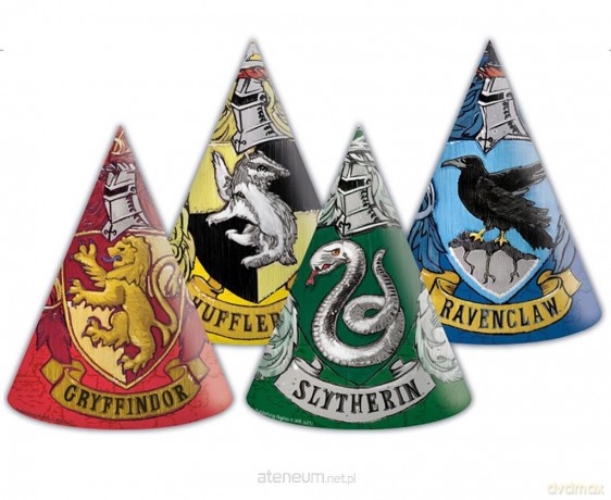 Czapeczki papierowe Harry Potter MIX 6 szt