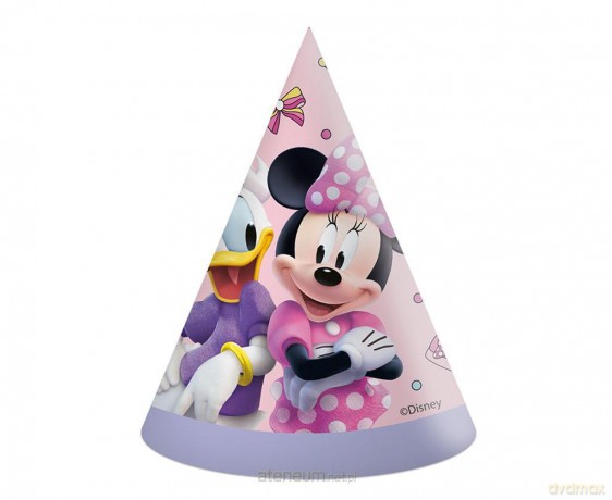 Czapeczki papierowe Minnie i Daisy Junior 6 szt.