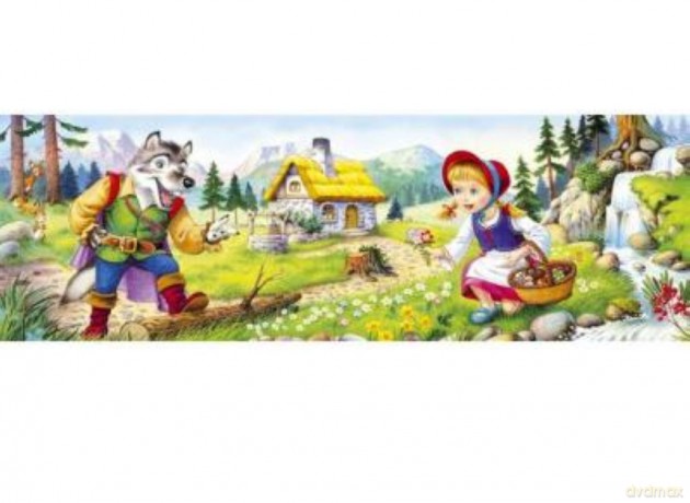 CASTOR 105 MINI Kapturek i wilk A-10503-B  [PUZZLE]