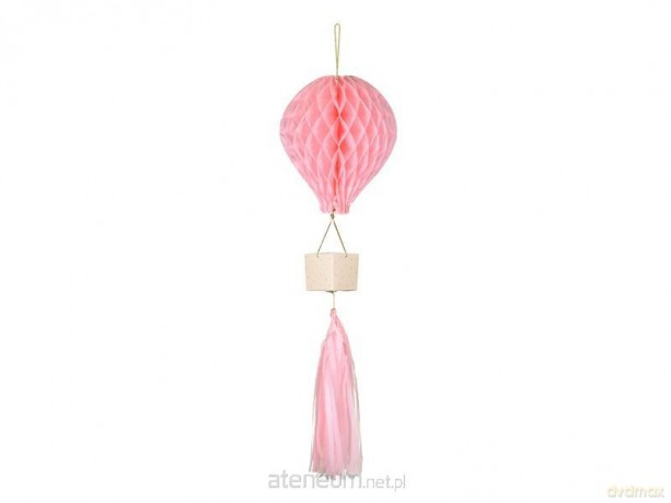 Dekoracja bibułowa Balon różowy