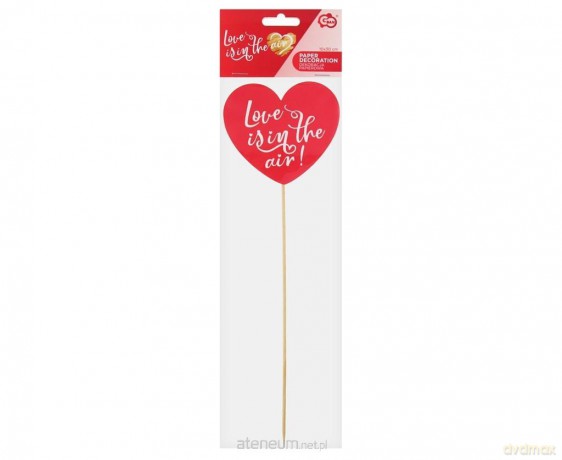 Dekoracja papierowa Love is in the air 10x30 cm