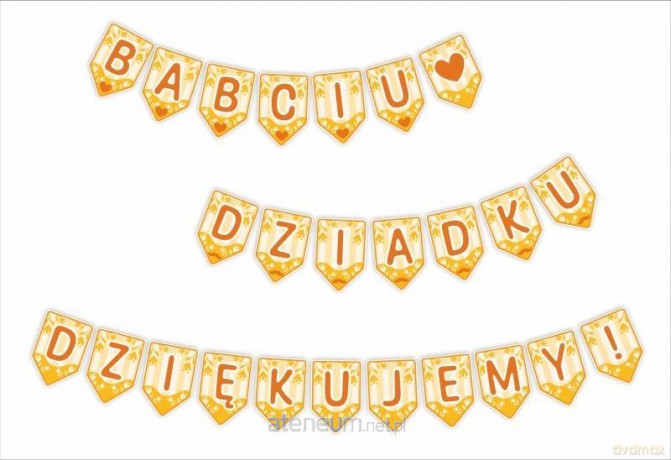 Dekoracje okolicznościowe - Babciu, Dziadku.. 25 el.