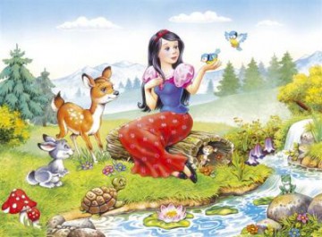 CASTOR 120 MINI Królewna i sarenka A-12022-B [PUZZLE]