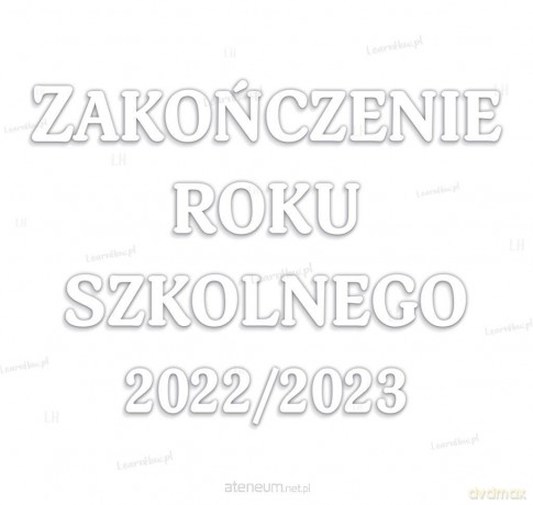 Dekoracje szkolne - Zakończenie roku 2022/2023