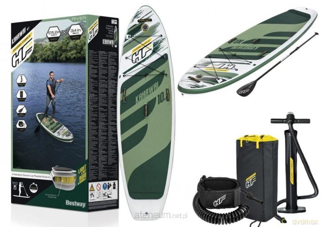 Deska Sup Hydro-Force zielona 31x86x15 cm [SPORT]