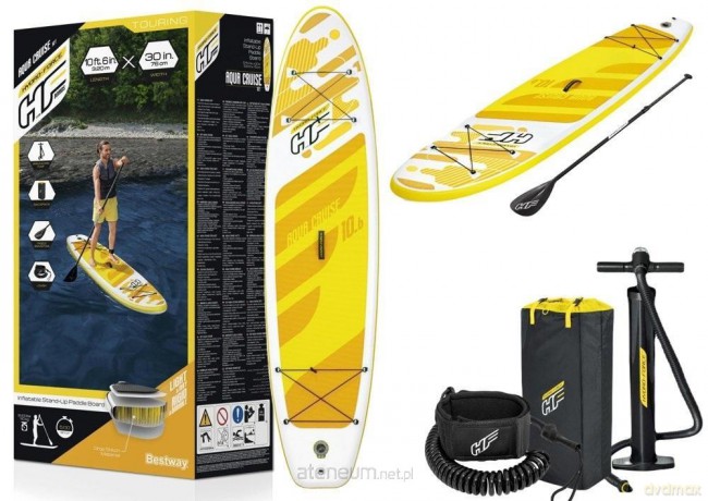 Deska Sup Hydro-Force żółta 320x76x12 cm [SPORT]