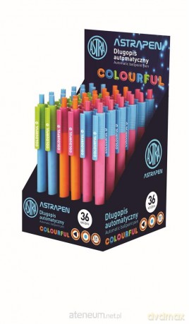 Długopis automatyczny Colorful 0.6mm (36 szt)