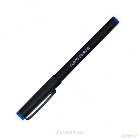 Długopis Claro Black Jet 1mm niebieski (10 szt)