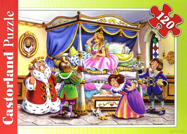CASTOR 120 MINI Księżniczka na ziarnku grochu A-12022-B [PUZZLE]