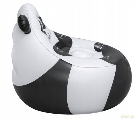 Dmuchany fotel panda 72x72x64 cm [SPORT]