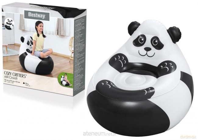Dmuchany fotel panda 72x72x64 cm [SPORT]