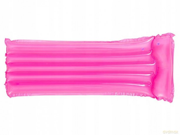 Dmuchany materac do pływania różowy 183x76 cm [SPORT]