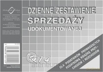 Dzienne zestawienie sprzedaży udokumentowanej K-14