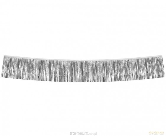 Girlanda dekoracyjna metaliczna srebrna 30x300 cm