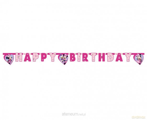 Girlanda Minnie Junior Happy Birthday 200 cm