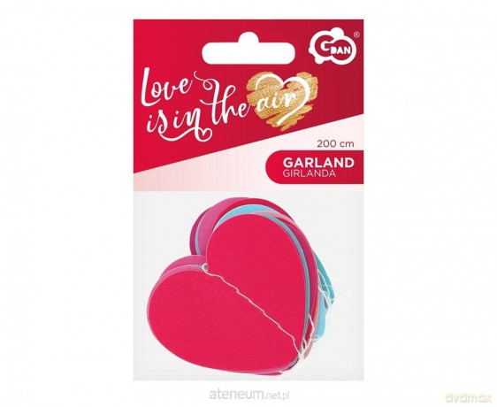Girlanda papierowa Love is in the air... 200 cm