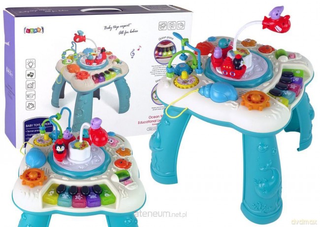 Interaktywny stolik edukacyjny niebieski