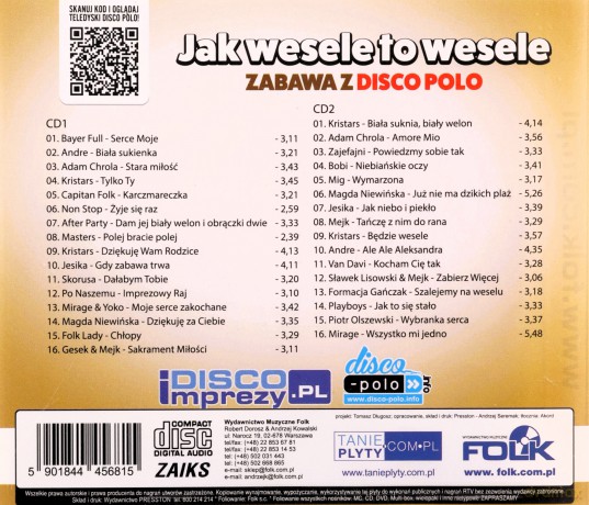 Jak wesele to wesele [CD]