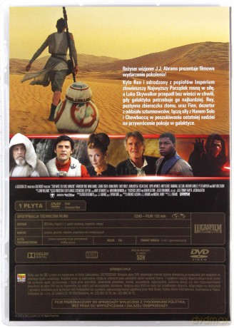 Gwiezdne Wojny epizod 7: Przebudzenie Mocy (Star Wars) [DVD]