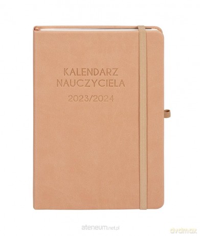 Kalendarz 2023/2024 A5 nauczyciela TDW brązowy [KALENDARZ]