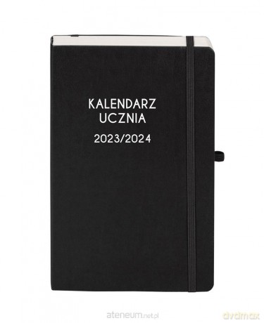 Kalendarz 2023/2024 A5 ucznia TNS czarny [KALENDARZ]