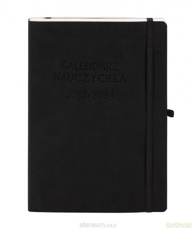 Kalendarz 2023/2024 B5 nauczyciela TDW czarny [KALENDARZ]