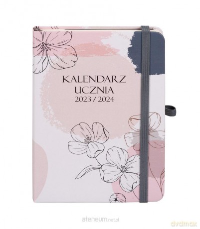Kalendarz 2023/2024 B6 ucznia TNS kwiat [KALENDARZ]