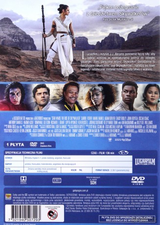 Gwiezdne Wojny epizod 9: Skywalker. Odrodzenie (Star Wars) [DVD]
